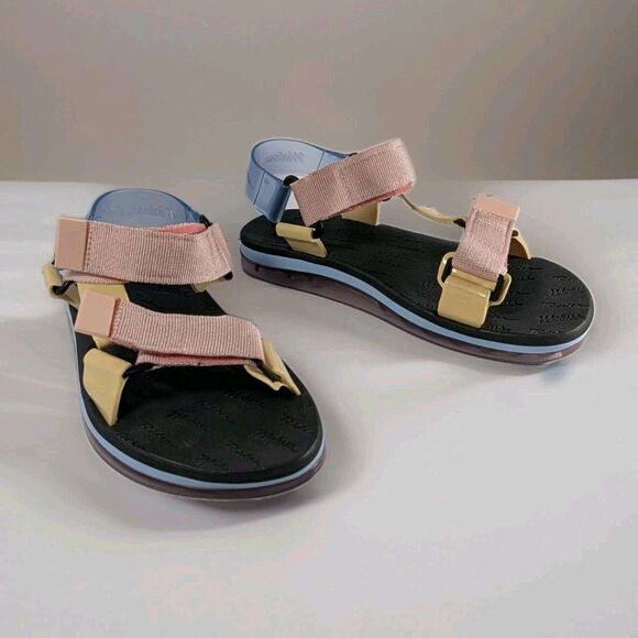 Melissa Shoes - Melissa x Rider Papete Women's 8 Sandal Black Pink Yellow Bubblegum Scented NIB